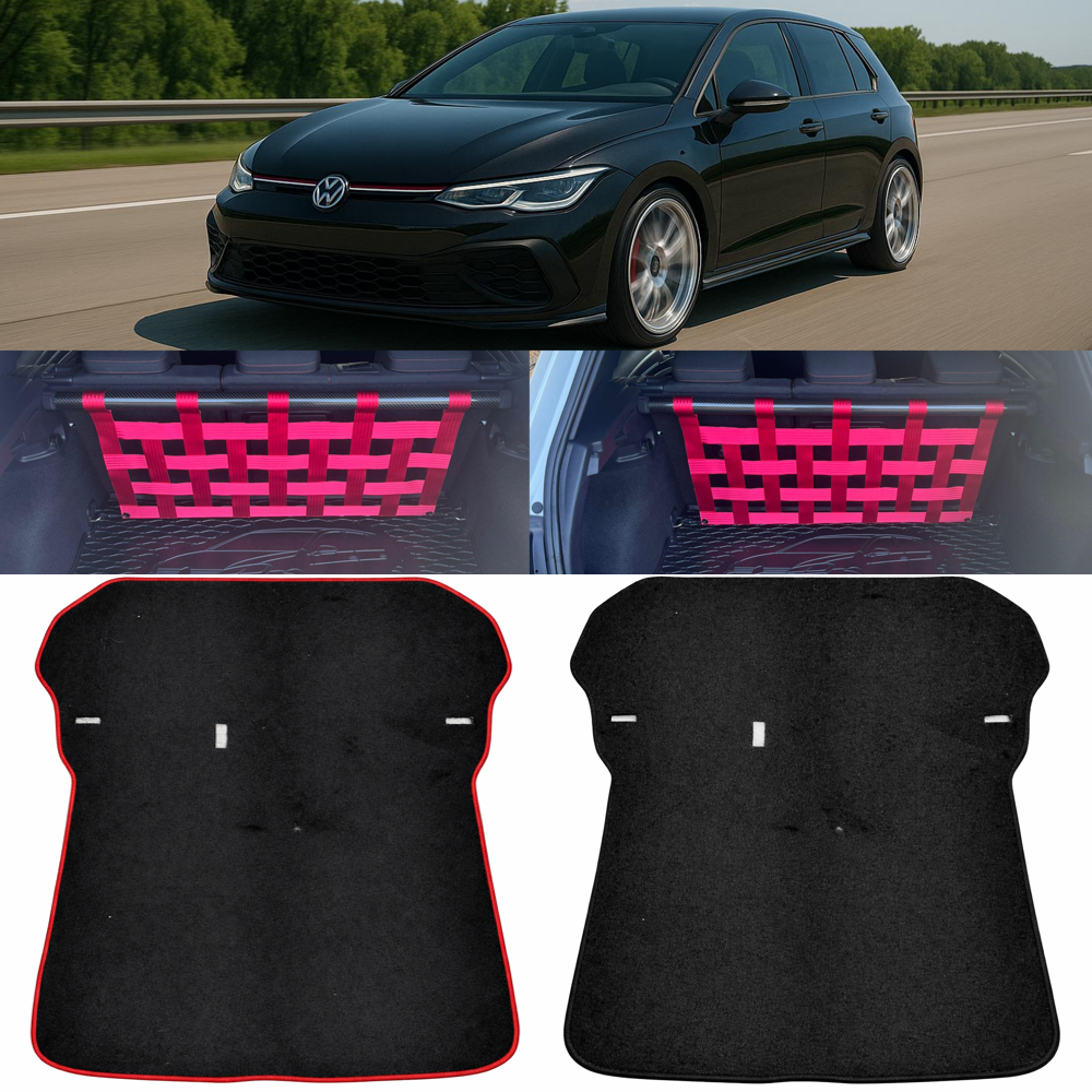 VW Golf 8 Clubsport Netz + Teppich Bundle