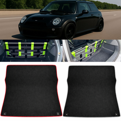 Mini Cooper R50 Clubsport Netz + Teppich Bundle